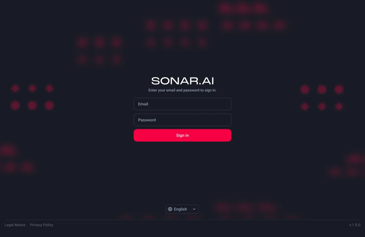 Sonar AI – Business Music Player