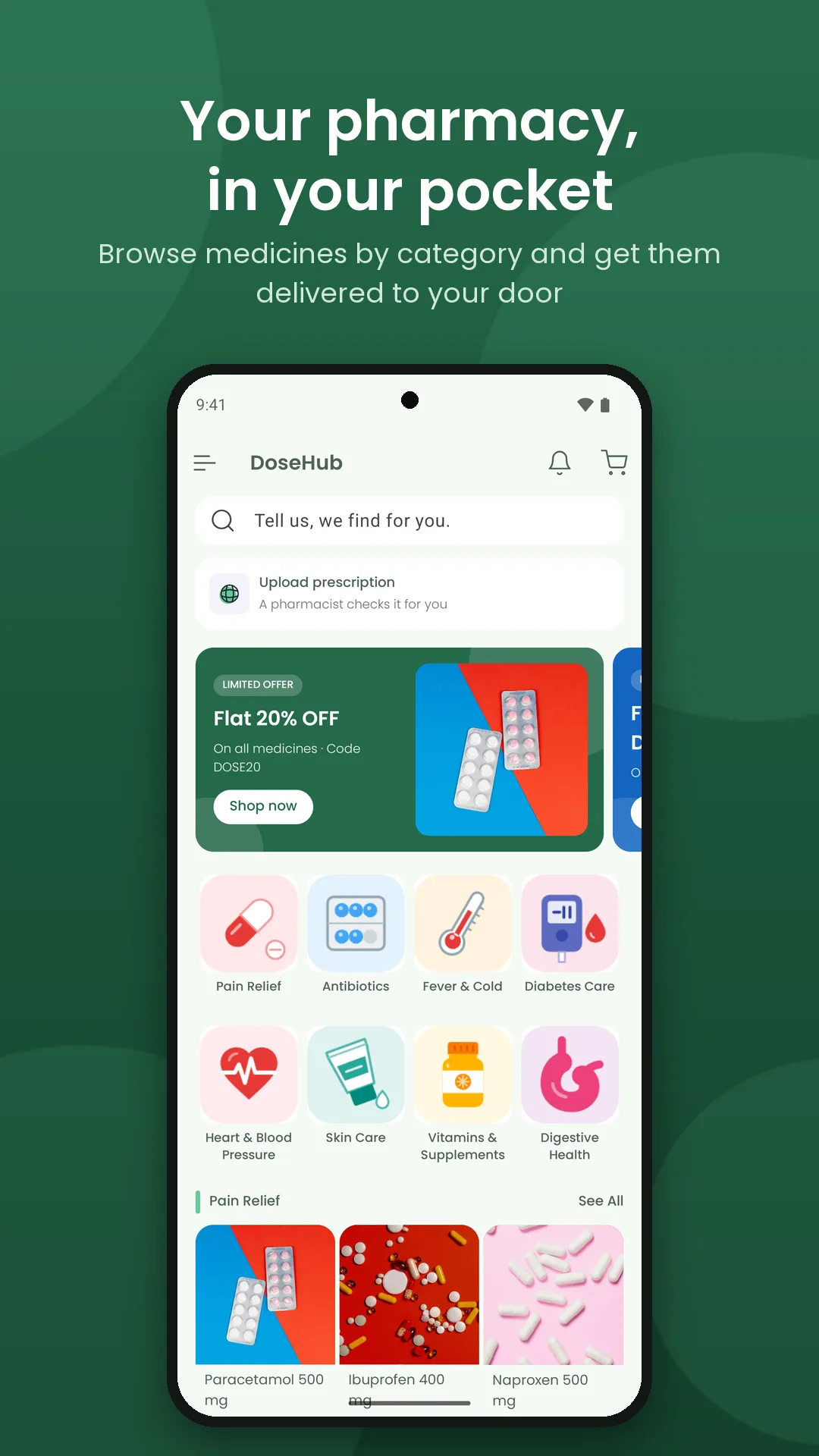 DoseHub - Pharmacy App screenshot 1